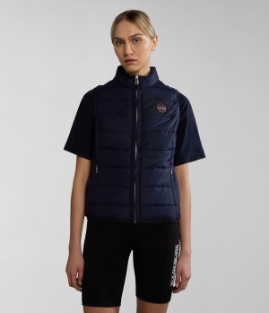Napapijri Acalmar Vest Gilet Damen Dunkelblau | JAW-107392