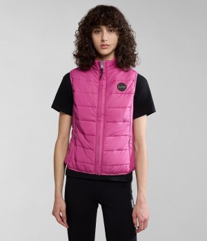 Napapijri Acalmar Vest Gilet Damen Rosa | RML-675341