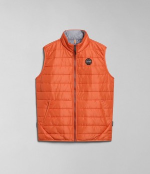 Napapijri Acalmar Vest Gilet Herren Orange | PHZ-249860
