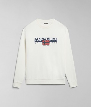 Napapijri Aylmer Sweatshirt Sweatshirts Herren Weiß | FCR-312948