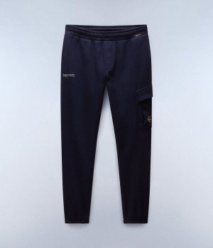 Napapijri Badge Cargo Joggers Jogginghose Herren Dunkelblau | TCR-316947