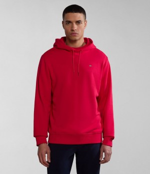 Napapijri Balis Summer Hoodie Hoodie Herren Rot | BJH-601237