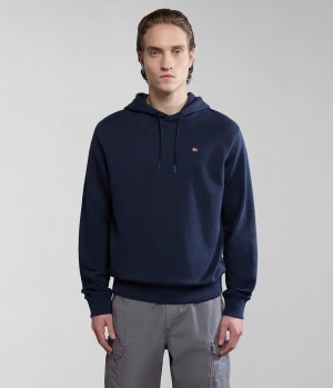 Napapijri Balis Summer Hoodie Hoodie Herren Dunkelblau | LPZ-869017