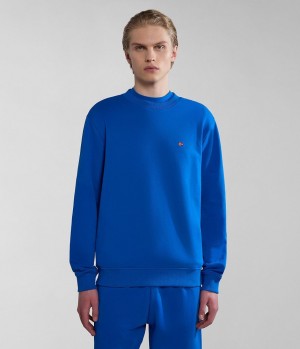 Napapijri Balis Summer Sweatshirt Sweatshirts Herren Blau | BMG-298347