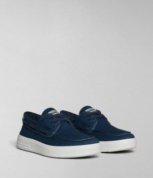 Napapijri Bark Canvas Shoes Sportschuhe Herren Dunkelblau | WEH-268945