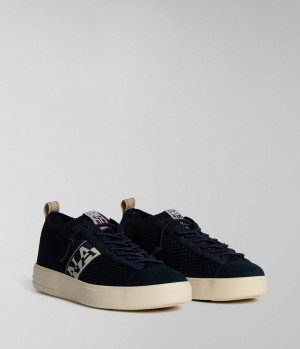 Napapijri Bark Knit Trainers Sportschuhe Herren Dunkelblau | IPS-310524