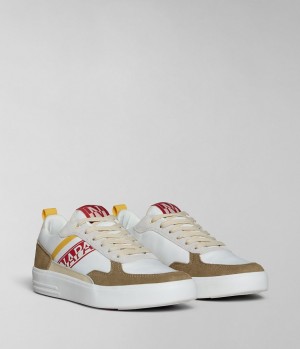 Napapijri Bark Trainers Sportschuhe Herren Weiß Beige | GZO-812643