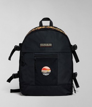 Napapijri Bay Backpack Rucksäcke Kinder Schwarz | MKI-420316
