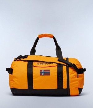 Napapijri Bering Travel Duffle Bag Duffle Tasche Damen Orange | LOZ-425639