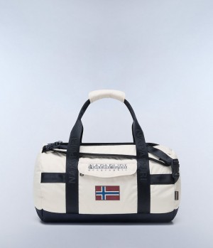 Napapijri Bering Travel Small Duffle Bag Duffle Tasche Damen Beige Silber | UQN-746351