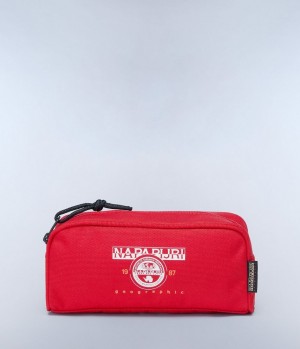 Napapijri Boussine Pencil Case Kleine Geldbörse Herren Rot | TFL-029751