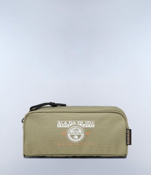 Napapijri Boussine Pencil Case Kleine Geldbörse Herren Grün | ITM-719526