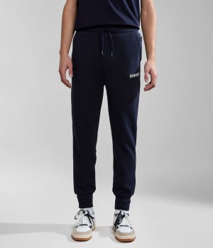 Napapijri Box Joggers Jogginghose Herren Dunkelblau | PFZ-739501