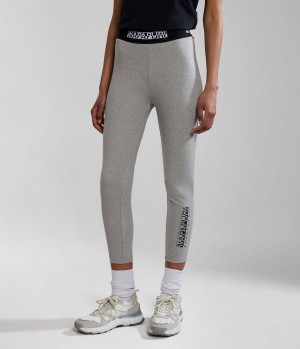 Napapijri Box Leggings Leggings Damen Grau | RQM-708132