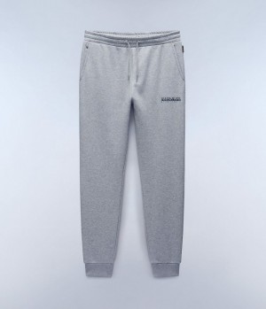 Napapijri Box Logo Joggers Jogginghose Herren Grau | AYR-620573