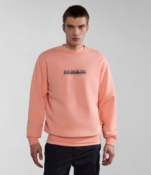 Napapijri Box Sweatshirt Sweatshirts Herren Rosa | REW-081436