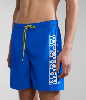 Napapijri Box Swimming Trunks Schwimmhose Herren Blau | YPF-895630