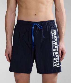Napapijri Box Swimming Trunks Schwimmhose Herren Dunkelblau | FUZ-495306