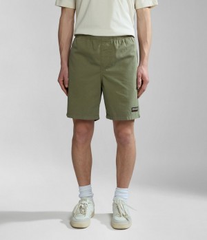 Napapijri Boyd Bermuda Shorts Kurze Hose Herren Grün | NQF-389025