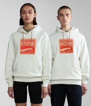 Napapijri Boyd Hoodie Hoodie Herren Weiß | HIP-314278