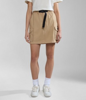 Napapijri Boyd Skirt Röcke Damen Beige | IPV-653240