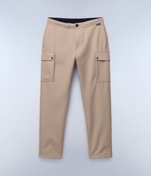 Napapijri Broc Cargo Trousers Cargohose Herren Beige | VWD-428705