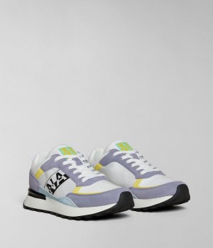 Napapijri Carley Trainers Sportschuhe Damen Weiß Lila | QYL-279630