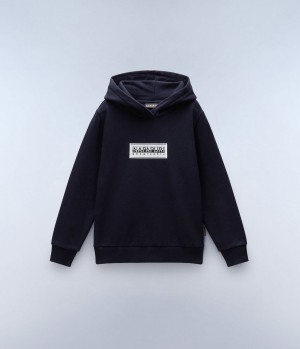 Napapijri Chamois Hoodie (4-16 YEARS) Hoodie Kinder Dunkelblau | GPK-931574