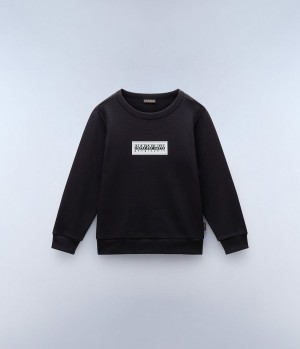 Napapijri Chamois Sweatshirt (4-16 YEARS) Sweatshirts Kinder Schwarz | BLE-037981