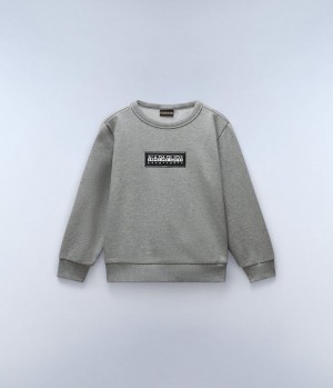 Napapijri Chamois Sweatshirt (4-16 YEARS) Sweatshirts Kinder Grau | YVC-594176