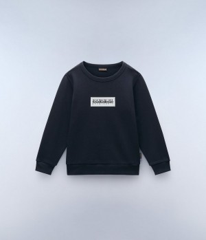 Napapijri Chamois Sweatshirt (4-16 YEARS) Sweatshirts Kinder Dunkelblau | LYM-924871