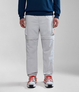 Napapijri Circular Cargo Trousers by Moreno Ferrari Cargohose Herren Grau | MJH-492087