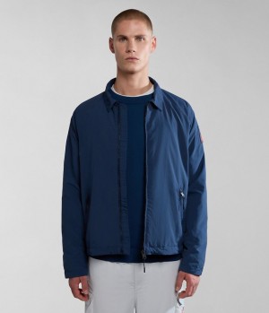 Napapijri Circular Jacket by Moreno Ferrari Lightweight Jackets Herren Dunkelblau | RYT-240856