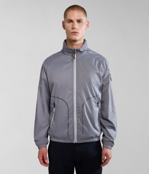 Napapijri Cloudy Windbreaker Lightweight Jackets Herren Grau | KZC-906437
