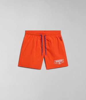 Napapijri Cree Swimming Trunks (4-16 YEARS) Schwimmhose Kinder Orange | TGM-537016
