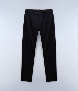 Napapijri Dease Tech Winter Chino Trousers Chino-hosen Herren Schwarz | AMV-512976