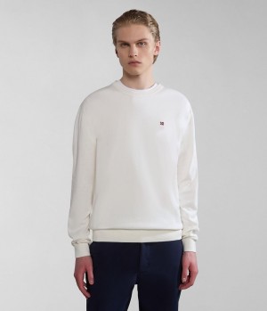 Napapijri Decatur Jumper Pullover Herren Weiß | VZE-708254