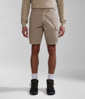 Napapijri Deline Bermuda Shorts Kurze Hose Herren Beige | CRT-209485