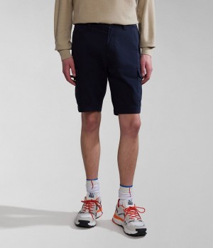 Napapijri Deline Bermuda Shorts Kurze Hose Herren Dunkelblau | JIP-365917