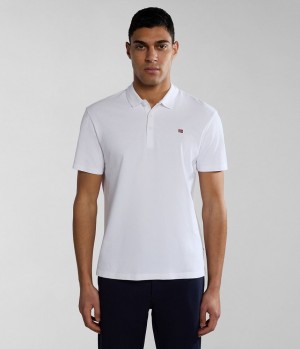 Napapijri Ealis Short Sleeve Polo Shirt Polo Shirts Herren Weiß | IJO-784019