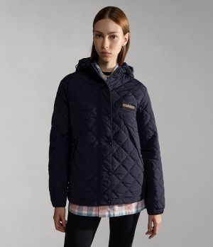 Napapijri Epoch Short Jacket Short Jackets Damen Dunkelblau | CEU-197083