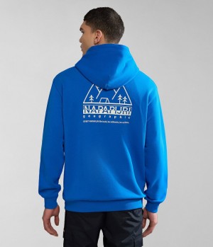 Napapijri Faber Hoodie Hoodie Herren Blau | DJF-326408