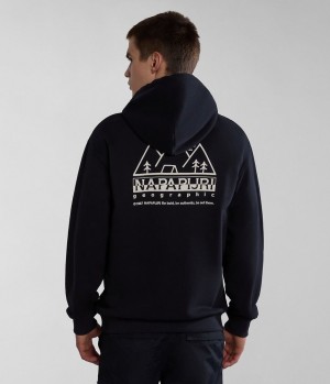 Napapijri Faber Hoodie Hoodie Herren Schwarz | GIM-270496