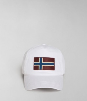 Napapijri Falis Cap Hüte Herren Weiß | OWI-410967