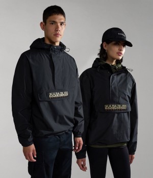 Napapijri Freestrider Anorak Jacket Anoraks Herren Schwarz | TQM-970612