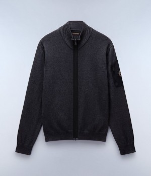 Napapijri Gardy Full-Zip Jumper Zip Jumpers Herren Schwarz | SZV-658291