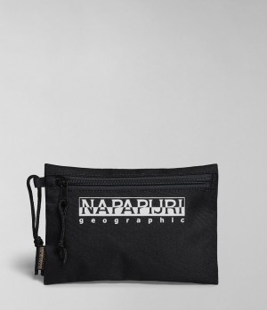 Napapijri Hornby Pencil Case Kleine Geldbörse Herren Schwarz | TEI-643981