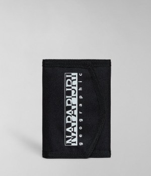 Napapijri Hornby Wallet Kleine Geldbörse Kinder Schwarz | UBV-268134
