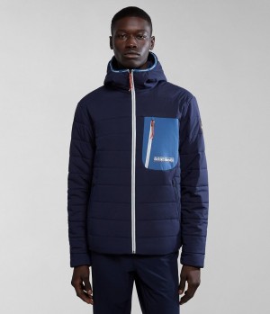Napapijri Huron Packable Puffer Jacket Short Jackets Herren Dunkelblau | GXL-754960