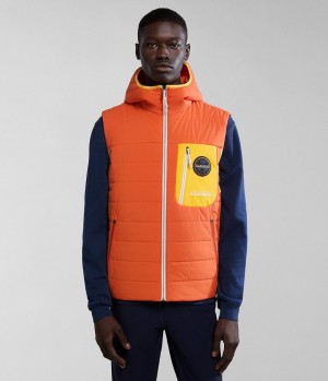 Napapijri Huron Packable Vest Gilet Herren Orange | COZ-945612